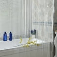 thumbnail image 4 of PEVA Bathroom Shower Stall Curtain Liner, Clear Shower Curtain with Heavy Magnets 12 Hooks 180x200cm, Waterproof, Mold & Mildew-Resistant, 4 of 6