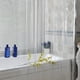 thumbnail image 3 of Cortina de ducha impermeable transparente, cortinas de baño de moho PEVA con 12 ganchos Tmvgtek Para estrenar, 3 of 6