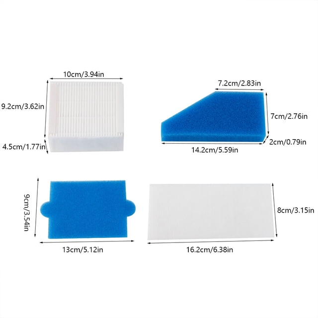 Foam Filter Dust Vacuum Cleaner Filtration System Replacement for Parts Captures Small Particles for Air Maintenance