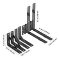 thumbnail image 6 of KFFKFF Gate Support Bracket, Sag Prevention Gate Structure Accessory Kit, Gate Structure Support Bracket with Secure Lock Cord, Lock Mechanism, Suitable for Storage Room Doors, Livestock Enclosures, 6 of 9