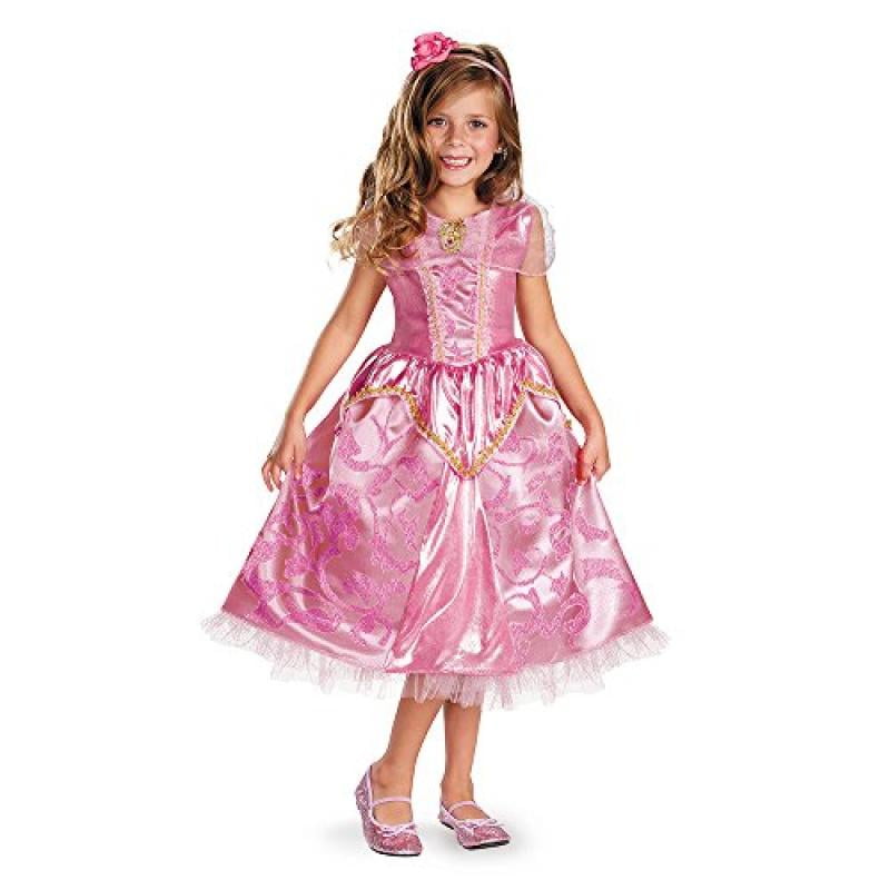 disguise disney's sleeping beauty aurora sparkle deluxe girls costume ...