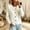 White, variant on Women Loose Fit Shawl Collar Cable Knit Cardigan Button Front Long Sleeve Casual Knit Outerwear, M