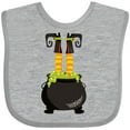 thumbnail image 3 of Inktastic Halloween, Witch Cauldron, Witch Legs, Potion Boys or Girls Baby Bib, 3 of 4
