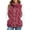 Hot Pink, variant on Womens Double Sided Fleece Vest Casual Full Zip Stand Collar Fall Winter Warm Fuzzy Sleeveless Jackets with Pockets