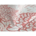 thumbnail image 4 of Ambesonne Coral Quilted Bedspread Set 3 Pcs, Antique Royal Bouquet, King Size, Coral Pale Pink, 4 of 5