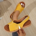 thumbnail image 6 of Mepaouo Women's Slingback Flat Sandals Open Toe Summer Beach Walking Shoes Cork Footbed Slip on Slides, 6 of 8