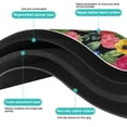 thumbnail image 6 of 2 Pack Washable Rubber Multicolored Flower Leaves Dish Drying Mats for Kitchen Counter Home Large Coffee Bar Pad Accessories and Decor for Utensils Stemware (2pcs 19.5''x12''), 6 of 6