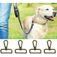 thumbnail image 3 of ABCISI 24 Pack Lobster Claw Swivel Clasps Metal D Ring Snap Hooks Lobster Trigger Lanyard Clasp Clips Hook for Keychain Jewelry DIY Crafts Purse Bag Making (1.5 Inch Bronze), 3 of 10