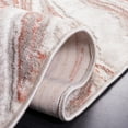 thumbnail image 5 of SAFAVIEH Meadow Joey Wavy Marble Area Rug, Rust/Ivory, 6'7" x 6'7" Round, 5 of 8