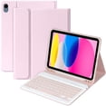 thumbnail image 1 of Funda con teclado MMK para iPad 11.ª y 10.ª generación con Bluetooth, color rosa, 1 of 8