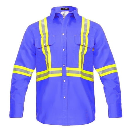 Flame retardant hi store vis polo shirt