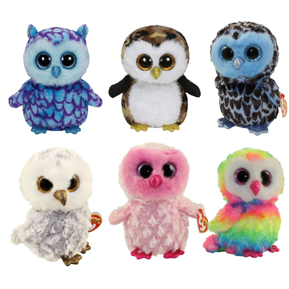 MINT with MINT TAGS OWLIVER the OWL TY BEANIE BOOS 