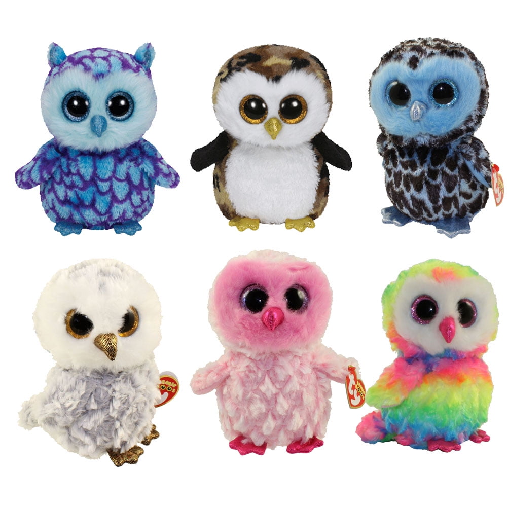 rainbow owl ty