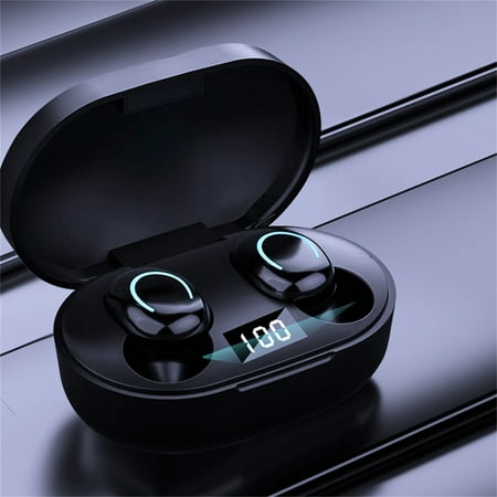 xgfhyjeh Wireless Bluetooth in Ear Earbuds Waterproof Noise Cancelling Ear Buds with Charging Case Cheap Small Mini Status Audio True Headphones for Gaming Sport Sleeping