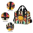thumbnail image 3 of FORMRS Reusable Lunch Bag for Work School Leakproof Insulated Cooler with Adjustable Shoulder Strap, Geometric Sun, 3 of 6