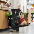thumbnail image 6 of Snowman Large Foldable Oxford Cloth Toy Basket - Beach Bag, Shopping Bags, Laundry Basket, 6 of 7