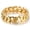 Gold, variant on 7"-11" High Polished 15mm 316L Stainless Steel Curb Cuban Chain Bracelet for Men-Gold-7 in
