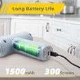 thumbnail image 6 of Deli Cordless Screwdriver 3.6V, 1500mAh Rechargable Battery, USB-C charging port. High 5-N.m Torque Cordless Portable Screwdriver with 10 pieces of S2 Steel Bits, 6 of 6