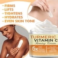 thumbnail image 4 of Cremas y humectantes 50 g Crema reafirmante de cúrcuma y vitamina C: hidratante, refrescante, suavizante, iluminadora, hidratante y reafirmante., 4 of 9