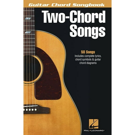 Guitar Chord Songbook Two-Chord Songs - Guitar Chord Songbook, (Paperback)