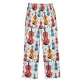 thumbnail image 2 of joogoo Guitar Music Notes Pajama Pants Pj Bottoms Sleepwear Lounge M, 2 of 9
