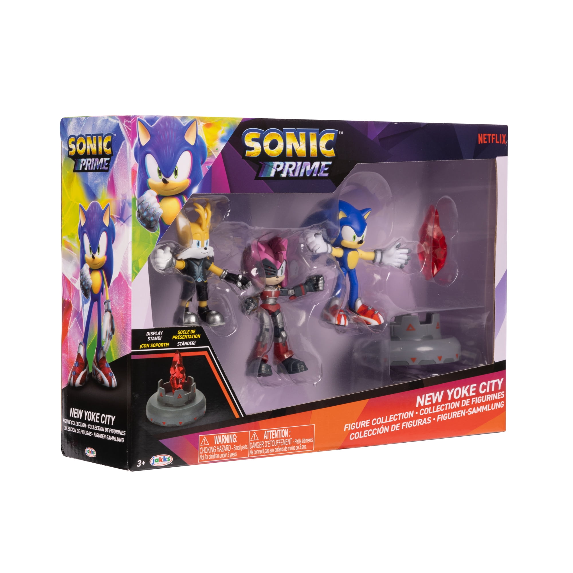 Sonic Prime 2.5 inch Action Figures New Yoke City Multipack