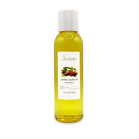 JOJOBA OIL 100% PURE RAW UNREFINED GOLDEN NATURAL COLD PRESSED 4 FL OZ