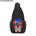 thumbnail image 1 of Puerto Rico Rican Flag Sling bag/Crossbody Backpack/Puerto Rican Shoulder Bag for Travel Hiking Cycling Camping Work, 1 of 1