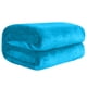 thumbnail image 2 of Manta de forro polar de color liso de 100x140 cm, suave, de microfibra de poliéster, para cama, sofá, todas las estaciones, ligera, transpirable, ideal como regalo (azul cielo, 1 pieza). Rkxzt, 2 of 9