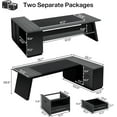 thumbnail image 5 of Tribesigns L-Shaped Executive Desk, 78" Modern Office Desk with Drawers and Lateral File Cabinet, 5 of 5