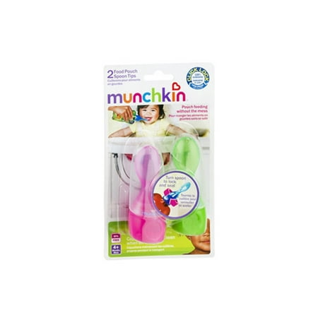 Munchkin Click Lock Food Pouch Spoon Tips - 2 Ea, 2 Pack