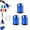 Blue, variant on 3/5 PCS Magnetic Screw Holder,Alloy Magnetizer & Demagnetizer Tool Set,Removable Screwdriver Head Magnetic Ring for DIY Repair