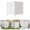 White, variant on TopComfy 38" W x 39" Air Conditioner Fence Panels, Outdoor Privacy Screens, Pool Equipment Enclosure, Trash Can Screens Fence Kit for Outside Backyard Patio, Black
