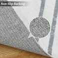 thumbnail image 5 of Garvee 2' x 6' Hallway Runner Rug Moroccan Modern Geometric Kitchen Mat Washable Bedside Rug Anti-Slip Indoor Carpet for Laundry Room, Gray, 5 of 6