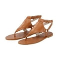 thumbnail image 4 of women shoes K2 Flip Ladies Flat Open Toe Sandals Beach Buckle Flip Flops Brown 40, 4 of 8
