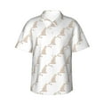 thumbnail image 1 of Balery Leopard Print Camisas hawaianas de manga corta para hombre, camisas playeras de corte holgado, camisas de vacaciones con botones,XX-Large, 1 of 7