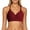 Brick Red, variant on ,2025 New Seamless Wireless Bra for Women with Jelly Soft Support and Side Lifting Bralettes Fashion Scalloped Soft Comfortable Thin Full Coverage Bra Hot Pink XXL