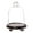 Black Wood Veneer Base, variant on Plymor 10" x 13" Bell Jar Glass Display Dome Cloche, Black Wood Veneer Footed Base (Interior size 9.5" x 10.5")