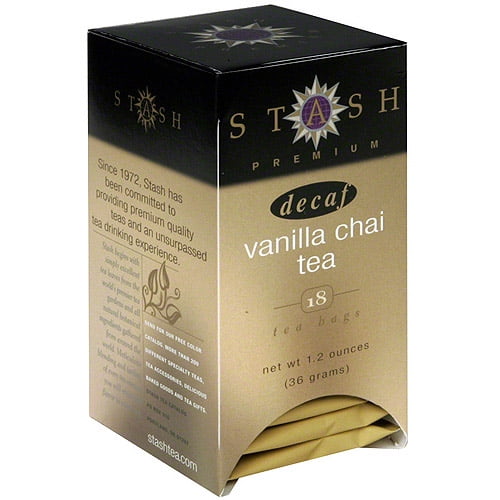 Stash Decaf Vanilla Chai Tea Bags,18ct (Pack of 6)