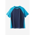thumbnail image 2 of KingSize Men's Big & Tall Raglan Short Sleeve Swim Shirt, 2 of 5