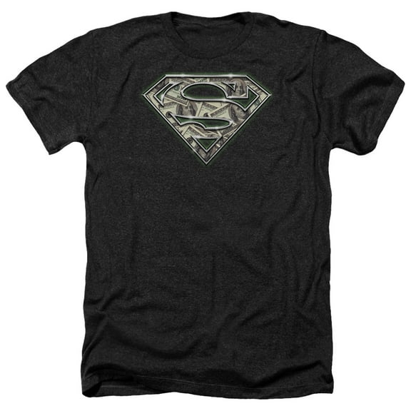 Superman - All About The Benjamins - Heather Short Sleeve Shirt - Medium