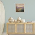 thumbnail image 3 of Stupell Industries Coastal Sunset Reflecting over Beach Brown Floating Frame Canvas Art, 18 x 18, by Amelia Noyes, 3 of 7