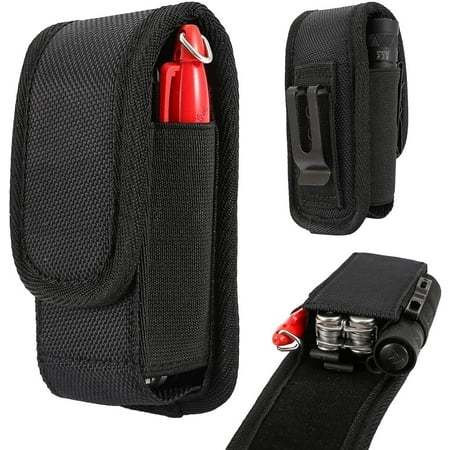

Universal Tactical Knife Sheath Holster with Belt Loop - Pouch Fits Any 5 Folding Pocket Knife