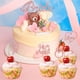 thumbnail image 3 of Zulbceo 20 piezas de adornos para cupcakes con forma de corazón y diamante con purpurina para novia, suministros para decoración de tartas de fiesta para despedidas de soltera, bodas y, 3 of 7