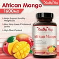 thumbnail image 4 of Healthy Way African Mango Metabolism Support Supplement, 1600mg, 180 Capsules, 90-Day Supply Bottle, 4 of 7