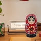 thumbnail image 4 of 1 juego de 5 muñecas rusas anidadas elegantes Matryoshka de madera apilables para niños, 4 of 7