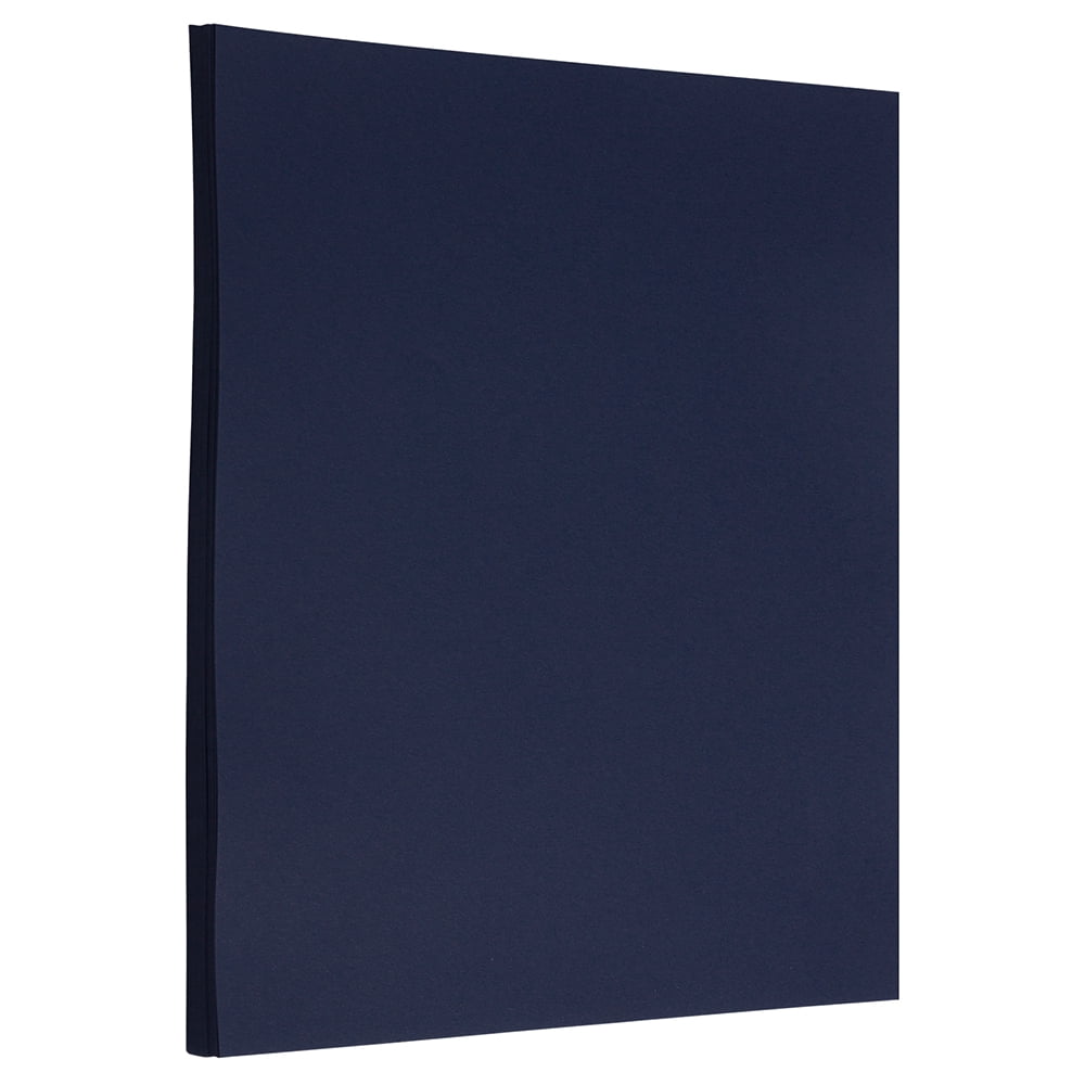 JAM Paper No. 10 Business Stationery Set, 4 1/8 x 9 1/2, Navy Blue, 50/Pack
