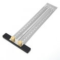 thumbnail image 2 of Filfeel Marking T-Rule, Mark Line Ruler, Scriber Ruler Carpenter Tool For Woodworking Marking Tool, 2 of 8