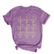 thumbnail image 5 of Blusas de Manga Corta para las Mujeres Divertida Impresión Cuello Redondo Camiseta Vintage, Blusas de Primavera para las Mujeres, 5 of 6