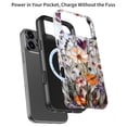 thumbnail image 3 of Funda STARVIP para iPhone 17 Pro Max con diseño floral de doble capa, 3 of 6
